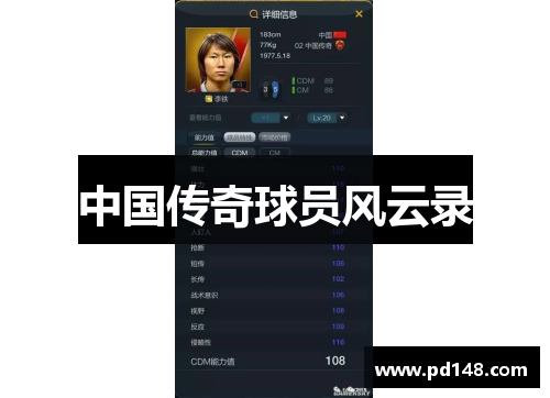 中国传奇球员风云录